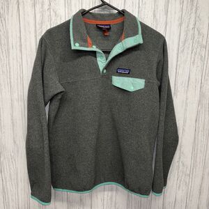 Womens Size XS Patagonia Synchilla Grey Fleece EUC